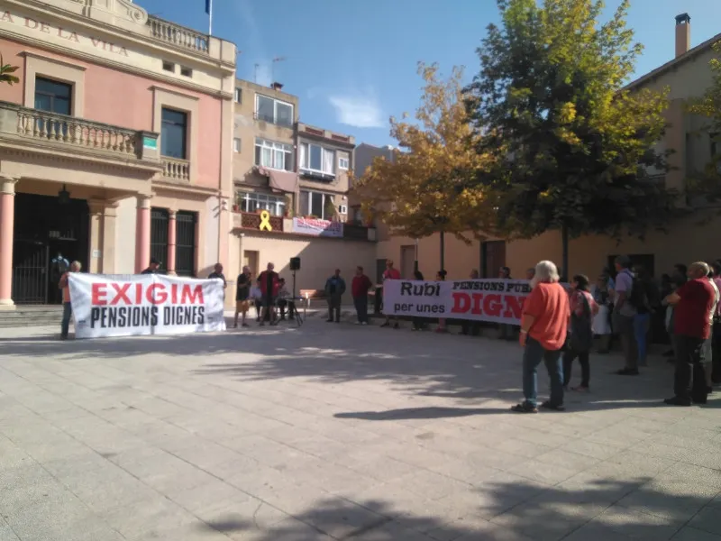 El Moviment per les Pensions Dignes de Rubí enceta de nou les assemblees obertes