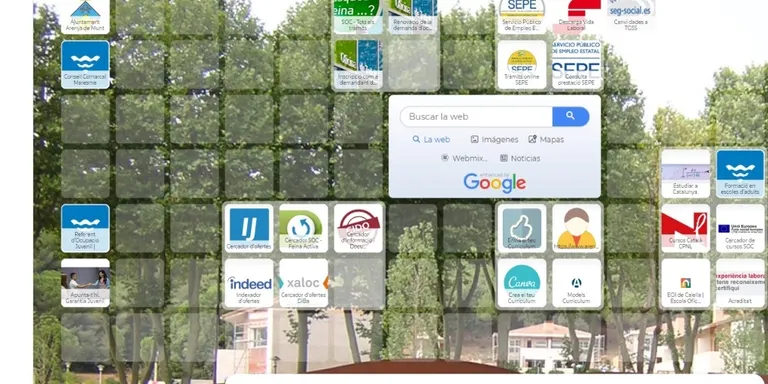El servei d’Ocupació ofereix l’aplicació Symbaloo a qui busca feina, per posar més eines al seu abast
