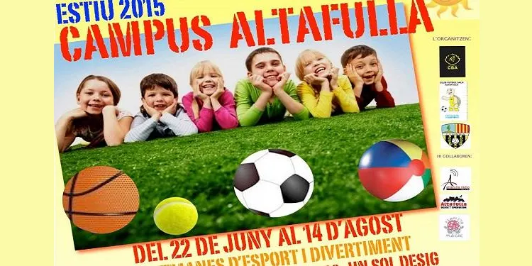 Darrera setmana de preparatius del Campus Multiesportiu d’Altafulla 2015