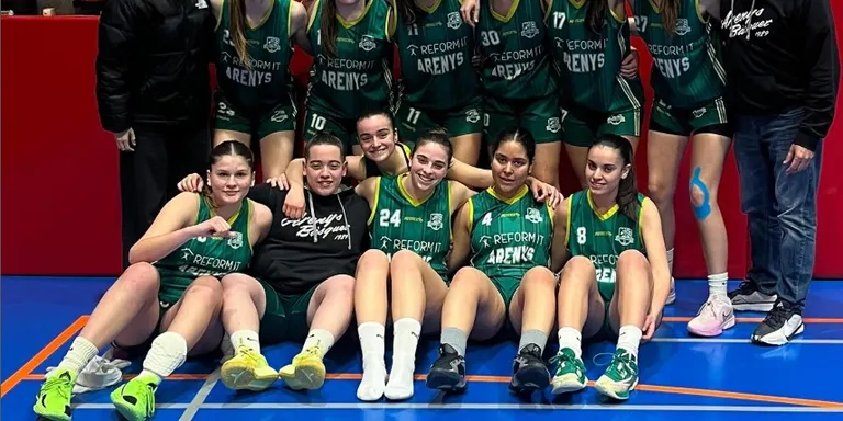 El conjunt femení Sots-20 del Bàsquet Arenys es pot proclamar campió de Lliga