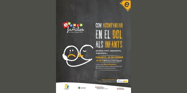 ‘Com acompanyar en el dol als infants’, nova xerrada de l’Escola de Famílies de la Seu d’Urgell