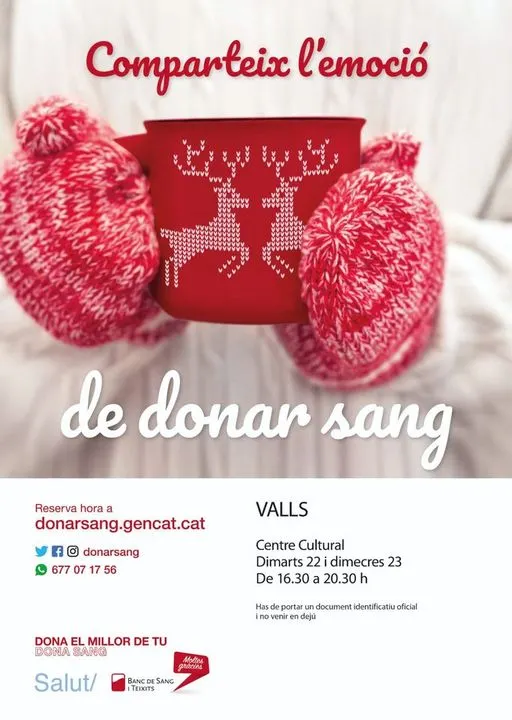 Segon dia de donacions de sang al Centre Cultural