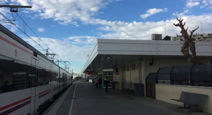 El tren ha quedat aturat a l'estació
