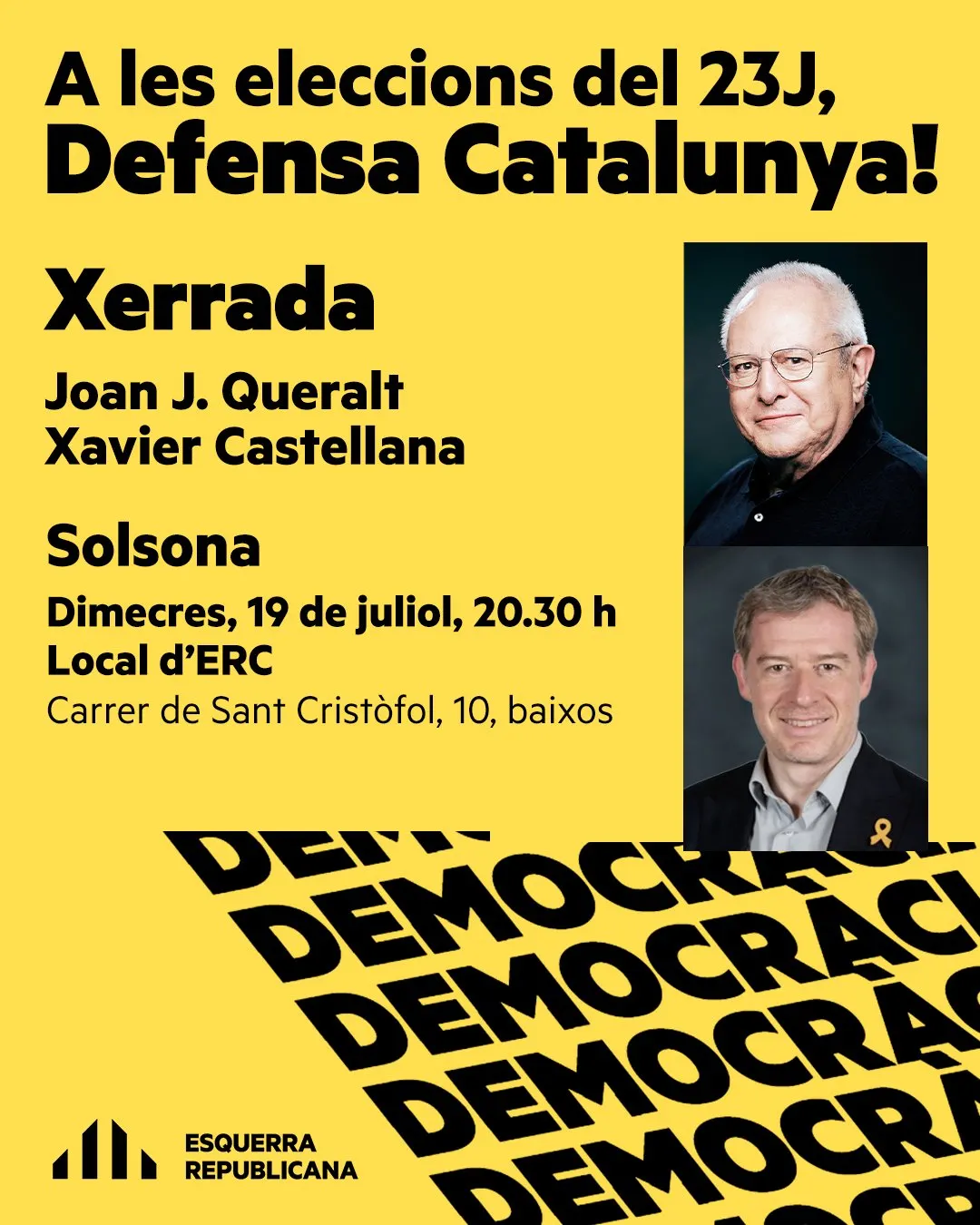 <strong>Esquerra porta la campanya de les eleccions generals a Solsona</strong>