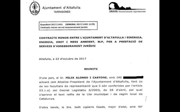 Els Mossos sospiten que l’Ajuntament d’Altafulla pagava per “feines fictícies” a la consultora d’Herrera i Elena, al 2018