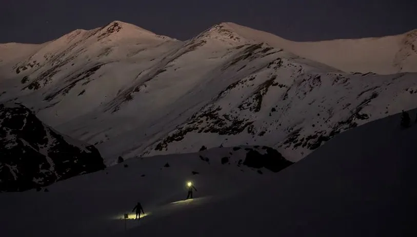 Pinedencs a la Polar Dark Race de La Molina