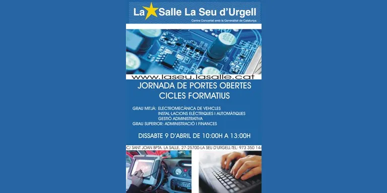 Jornada de Portes Obertes al col.legi La Salle de la Seu
