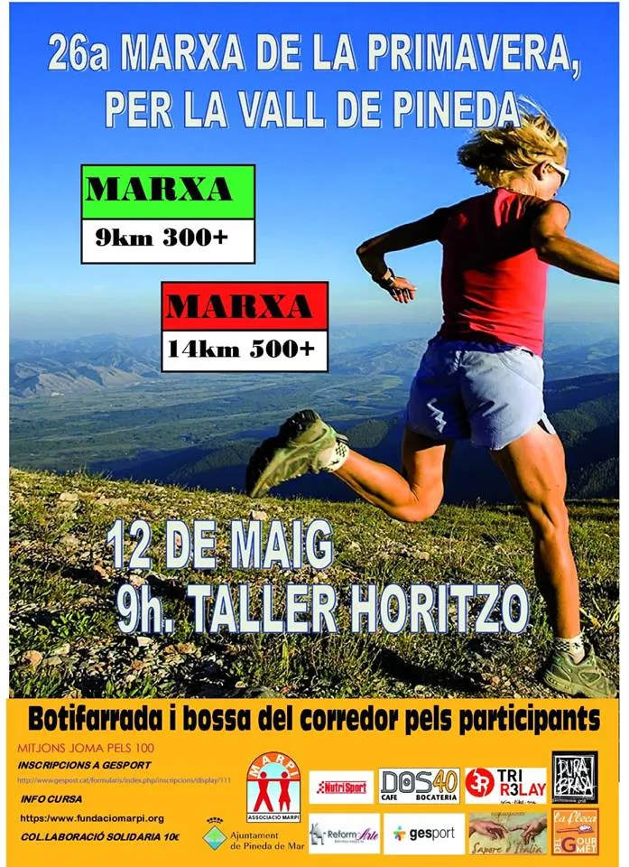 Diumenge es fa la 26ena Festa de la Primavera i la Marxa Popular per la Vall de la Riera