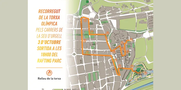 La Seu d’Urgell rep la torxa dels Jocs Special Olympics