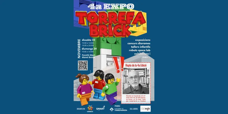 La 4a Expo Torrefabrick arriba amb el repte de construir un mural dedicat al Dr. Joan Solà de més de 26.000 peces LEGO®