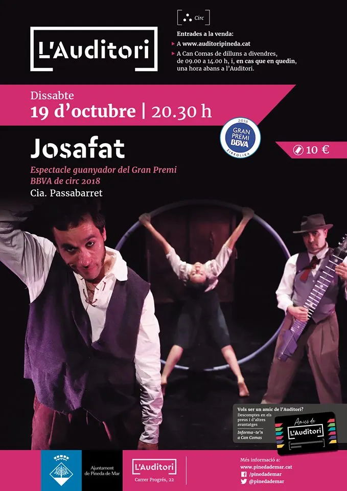 Espectacle de circ 'Josafat, la desconeguda història de l'altre geperut de Notre Dame aquest dissabte l'Auditori