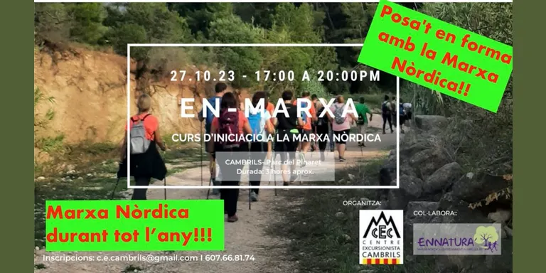 El Centre Excursionista de Cambrils promocionarà la marxa nòrdica amb un curs d’iniciació i sortides
