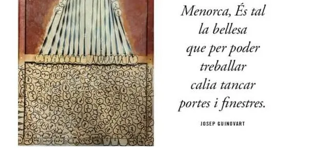 Guinovart dialoga amb artistes de Menorca