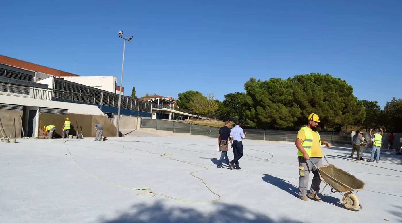 La nova pista del Manolo Hugué estarà llesta a finals d'aquest mes de setembre