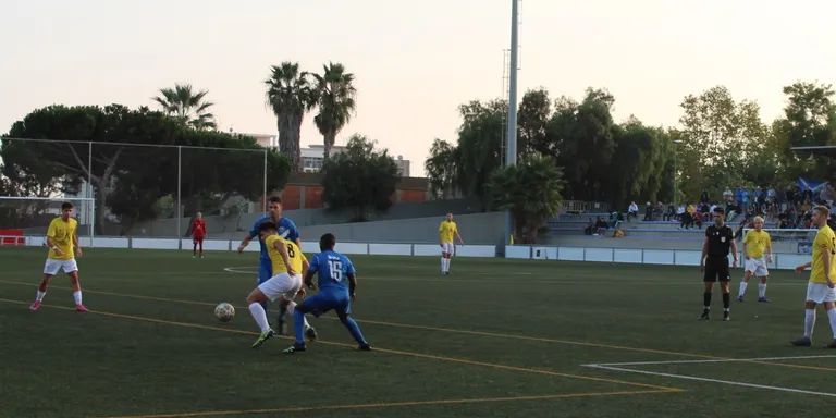 Suspès el partit entre l'Aqua Hotel FC i el CF Calella