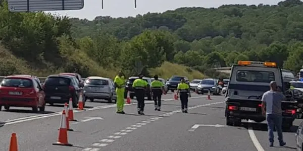 Mor una dona de 24 anys en una col•lisió lateral a l’N-340 a l’alçada d’Altafulla