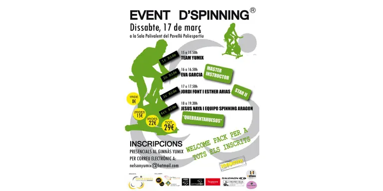 Més d'un centenar d'inscrits al primer Esdeveniment de Spinning de la Seu