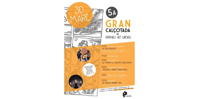 La Gran Calçotada de l'Ateneu Alt Urgell arriba a la cinquena edició