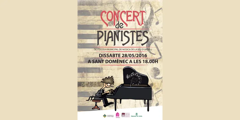 'Concert de pianistes' a la Seu, a càrrec dels alumnes de l'Escola Municipal de Música