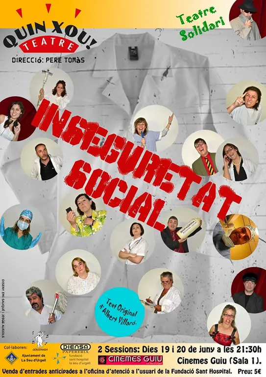 Quin Xou! presenta l'obra 'Inseguretat social'