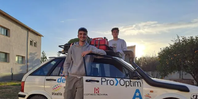 El calderí Roger Ferrer Xalabarder participa en el ral·li solidari «UniRaid»