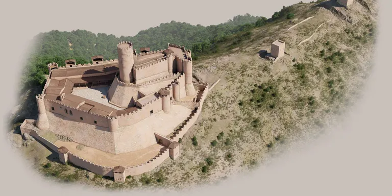 Un audiovisual en 3D reccrea l'evolució del castell de Montsoriu