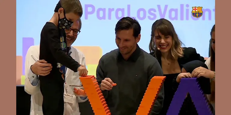Messi apadrina el futur Pediatric Cancer Center de Sant Joan de Deu