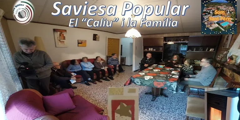 El Caliu i la Família de SAVIESA POPULAR a l'entrevista a la Magdalena Baqués Olivella de Can Teruel