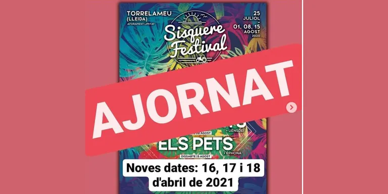 AQUÍ, A L'OEST: Com afecten les noves restriccions a la programació musical de Ponent aquest mes d'abril?