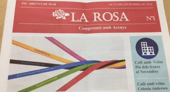 El PSC treu al carrer ‘La Rosa’, una nova revista trimestral