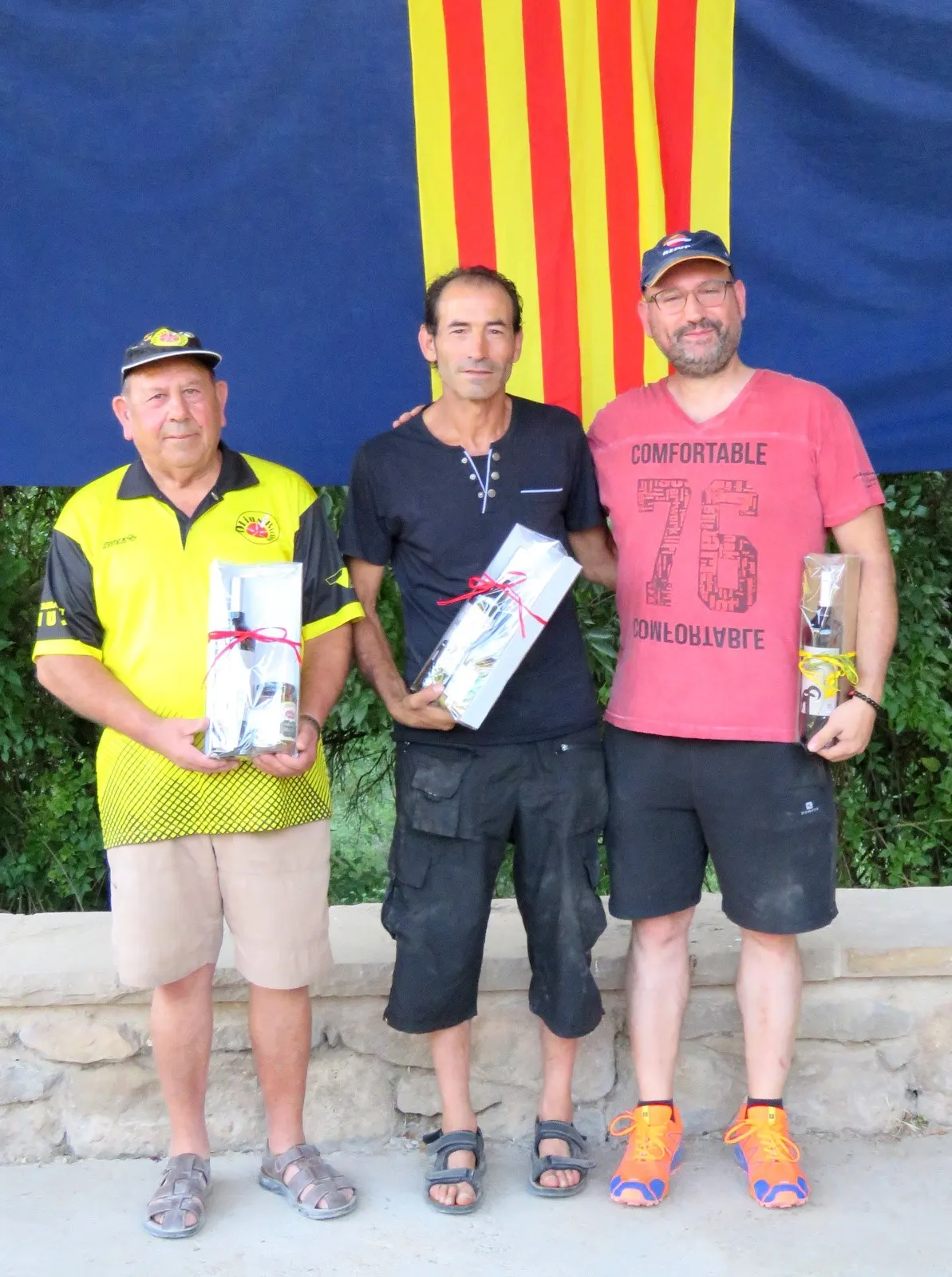 José Ruiz guanya la tirada de bitlles de la Festa Major d'Olius