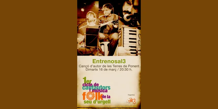 Entrenosal3, tercera cita del Cicle de Cantautors