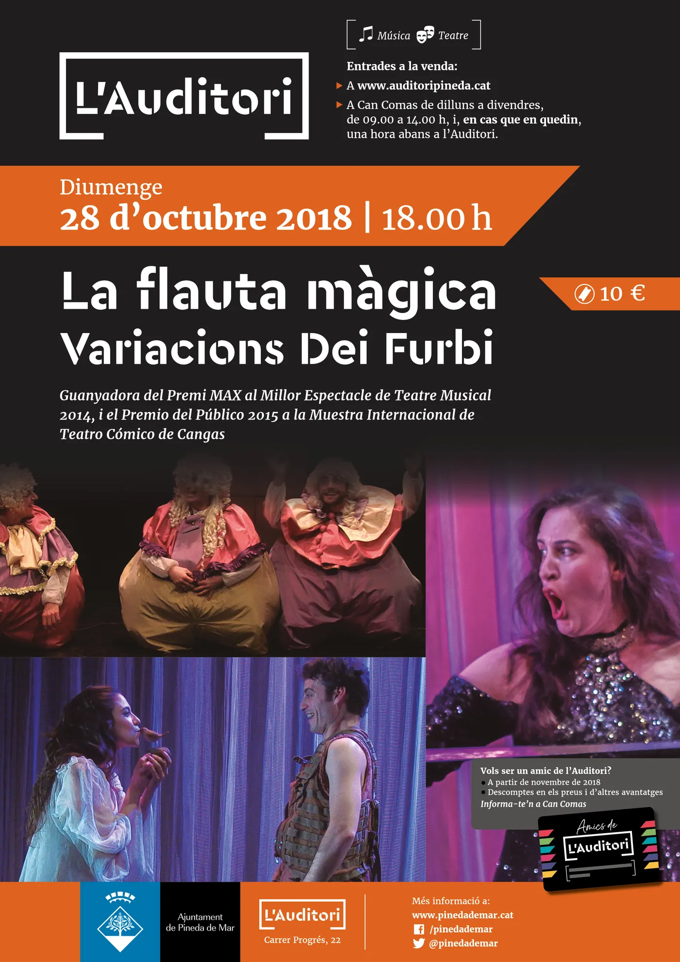 «La Flauta Màgica» en capella i en clau d'humor aquest diumenge a l'Auditori