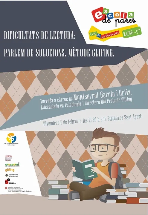 Una xerrada de l'Escola de Pares aporta solucions a les dificultats de lectura