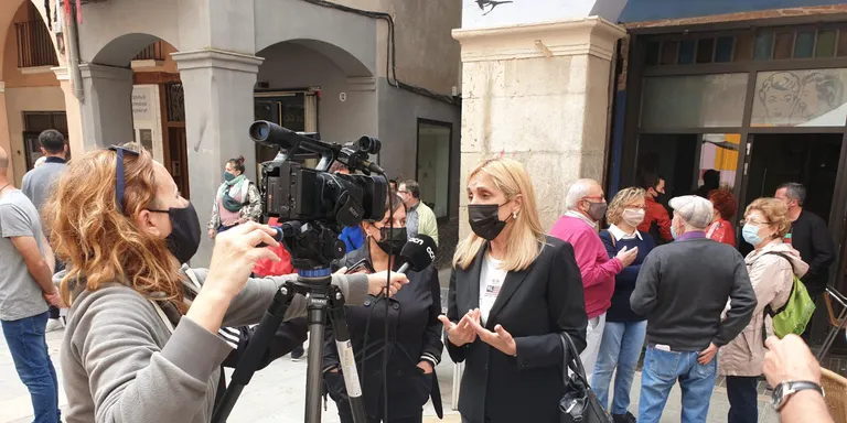 Dolors Farré emplaça a comerciants i veïns a consensuar una estratègia conjunta pel Barri Antic