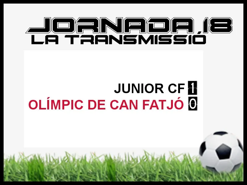 A PEU DE CAMP - JORNADA 18 dissabte