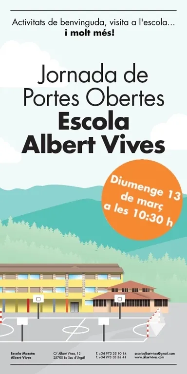 Jornada de portes obertes a l'Escola Albert Vives