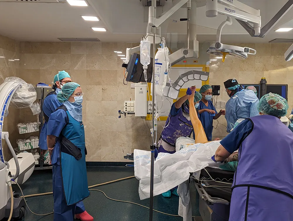 L’Hospital General de Granollers, l’únic de l’Estat que participa en un projecte europeu per validar un nou dispositiu de cirurgia vascular