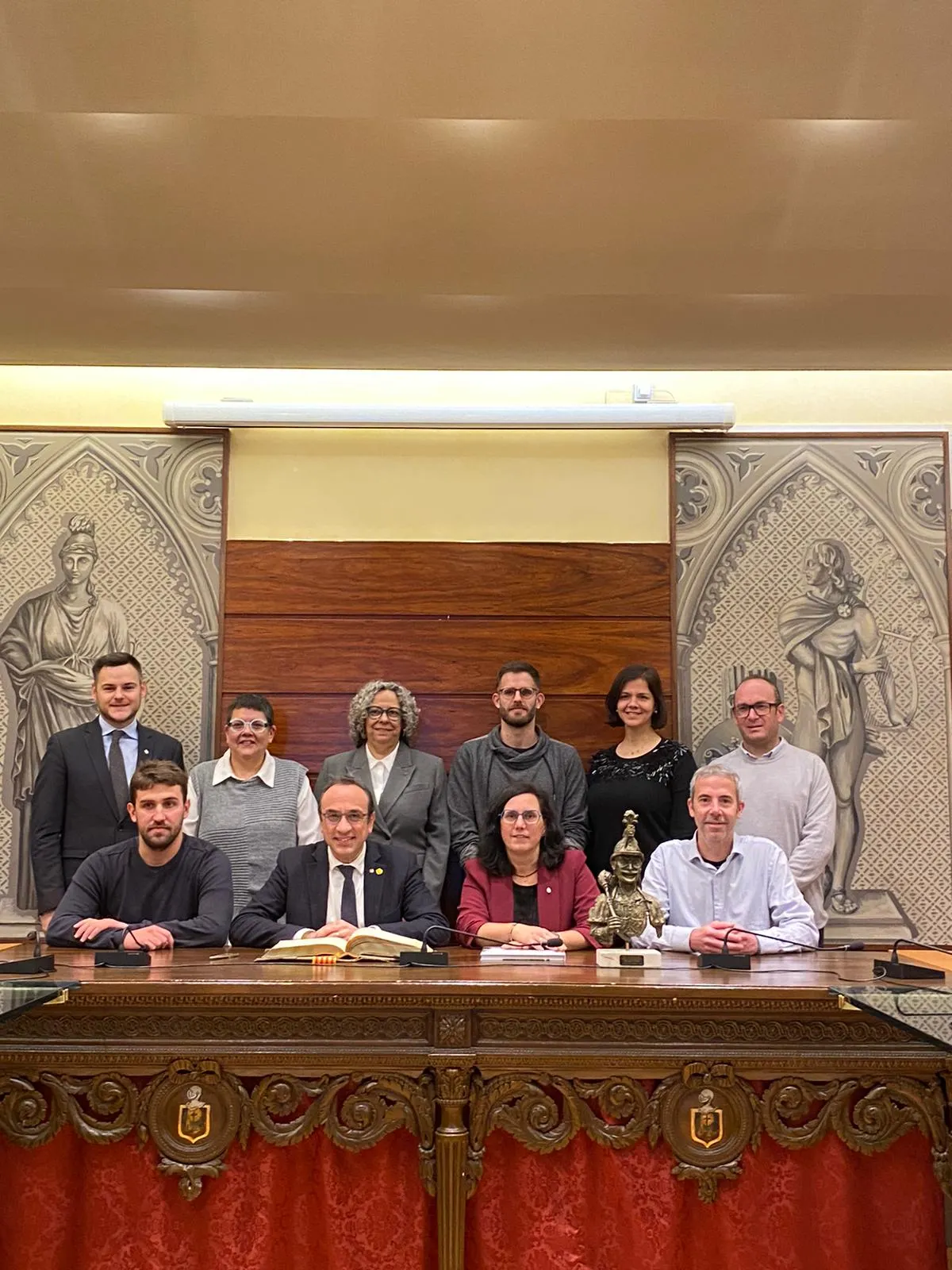 El president del Parlament, Josep Rull, fa la seva primera visita institucional a Solsona