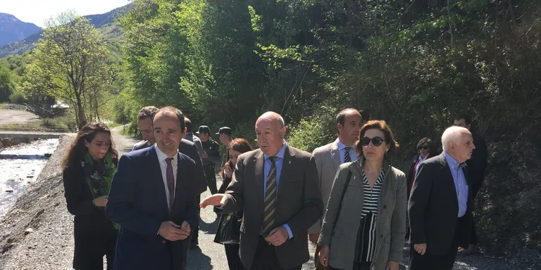 Finalitzades les obres del marge esquerre de la Garona afectat per les riuades del 2013