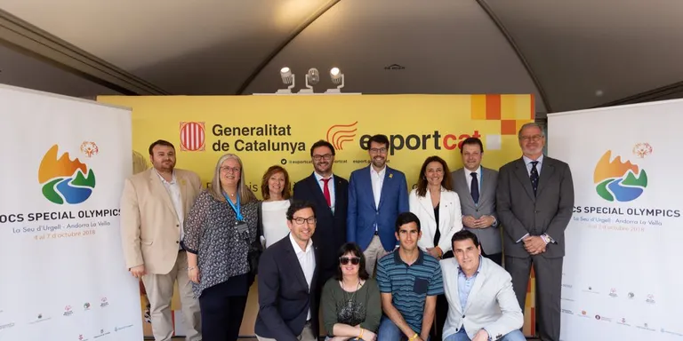 Presentats els Special Olympics la Seu-Andorra 2018 en el Torneig de Tennis Barcelona Open