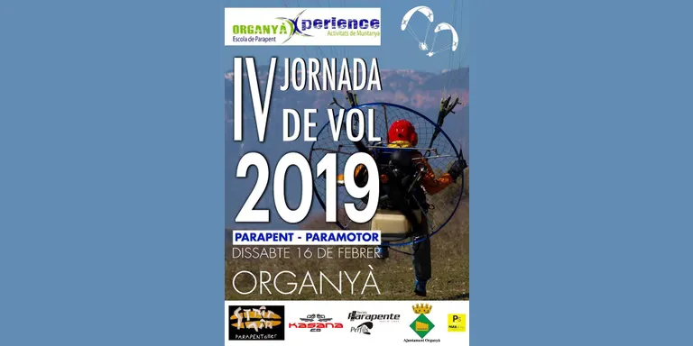 Organyà Xperience organitza la quarta Jornada de Vol de parapent i paramotor