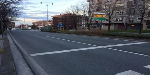 COMIENZA LA OBRA DEL BIDEGORRI EN LA AVENIDA LETXUNBORRO