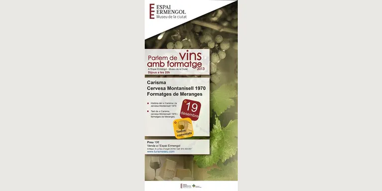 Tast comentat de vins amb formatge a l'Espai Ermengol de La Seu