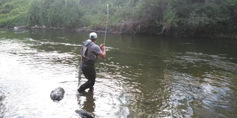 Jordi Bastida, segon classificat al selectiu del Campionat de Catalunya de pesca amb mosca