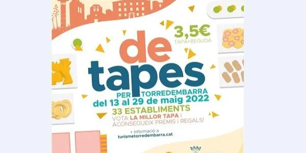 El ‘De tapes per Torredembarra’ torna entre el 13 i el 29 de maig amb la participació de 33 establiments