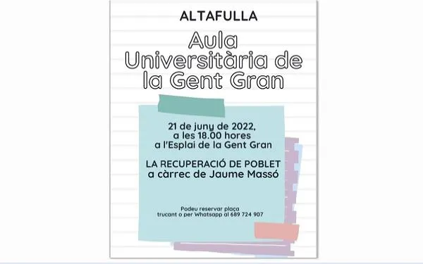 Foto: Ajuntament d'Altafulla
