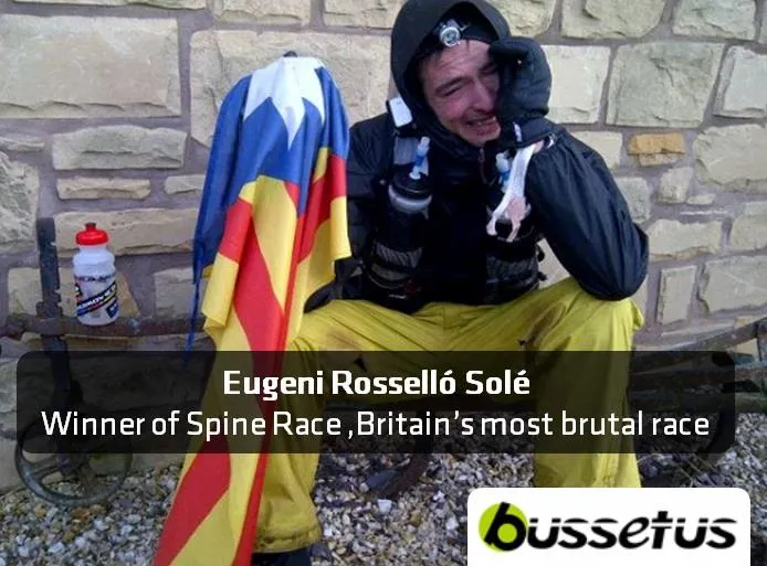 El pallarès Eugeni Roselló, campió de la Spine Race, la cursa més dura del Regne Unit
