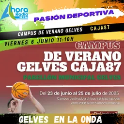 #140 - El Club Baloncesto Gelves presenta su campus de verano en Ahora Radio - episode art