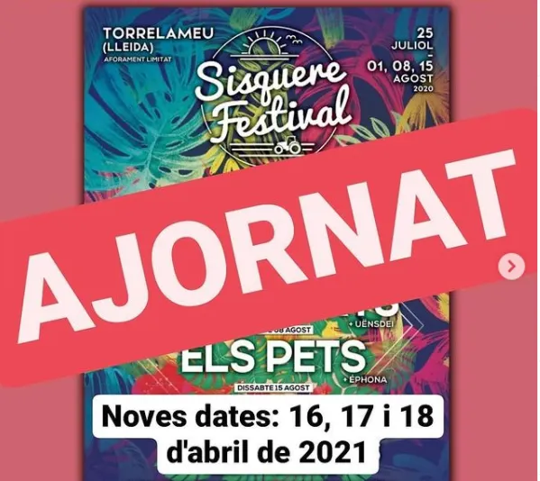 AQUÍ, A L'OEST: Com afecten les noves restriccions a la programació musical de Ponent aquest mes d'abril?
